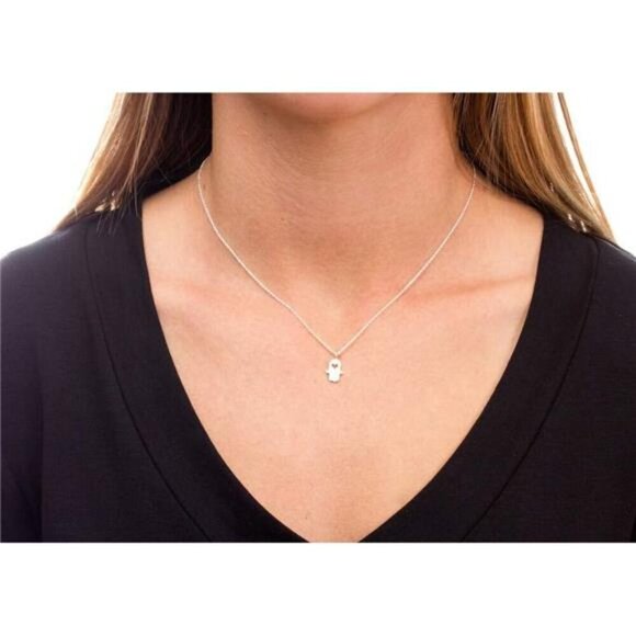 Hamsa Hand Necklace – Symbol of Love, Protection & Fortune - Picture 4 of 5